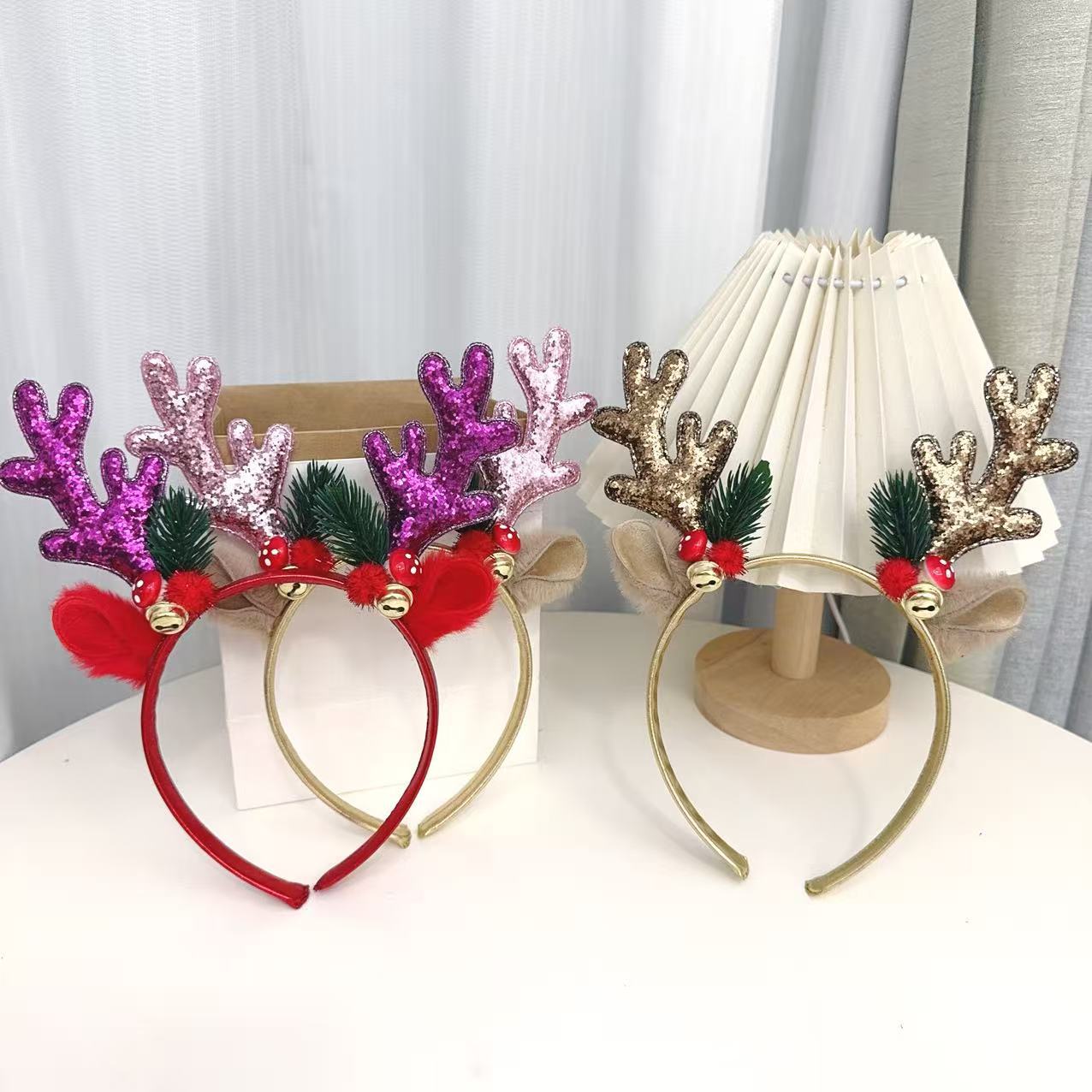 Popularne błyszczące opaski na – Reindeer Antlers Headband recenzja i cena