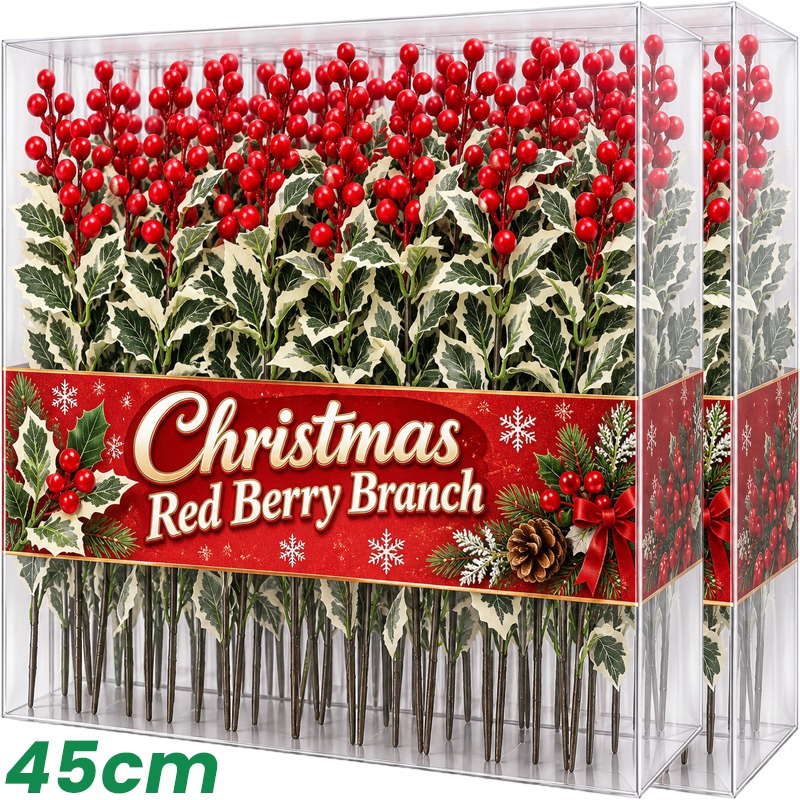 45 cm – sztuczne gałązki z cze – Christmas Wreath Fake recenzja i cena