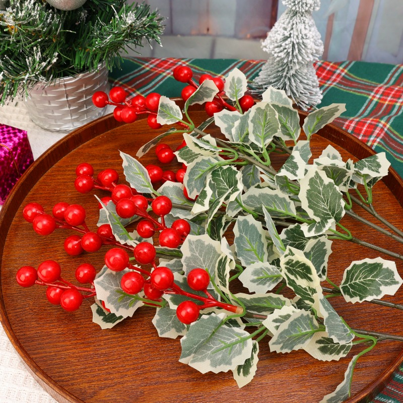 45 cm – sztuczne gałązki z cze – Christmas Wreath Fake recenzja i cena