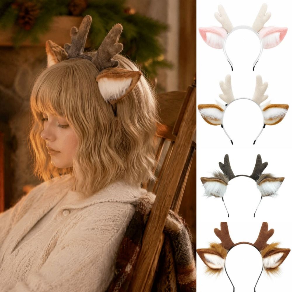 Opaska z rogami renifera, ręcz – Reindeer Antlers Headband recenzja i cena