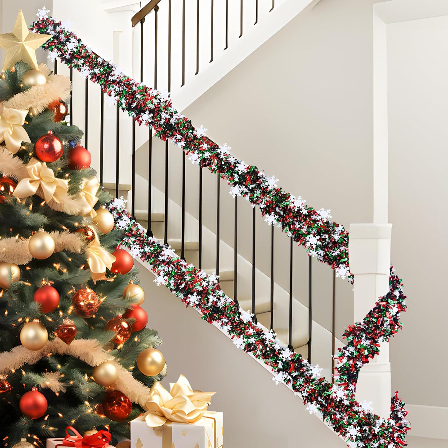 2M Świąteczna Girlanda z Broka – Tinsel Garland Decoration recenzja i cena