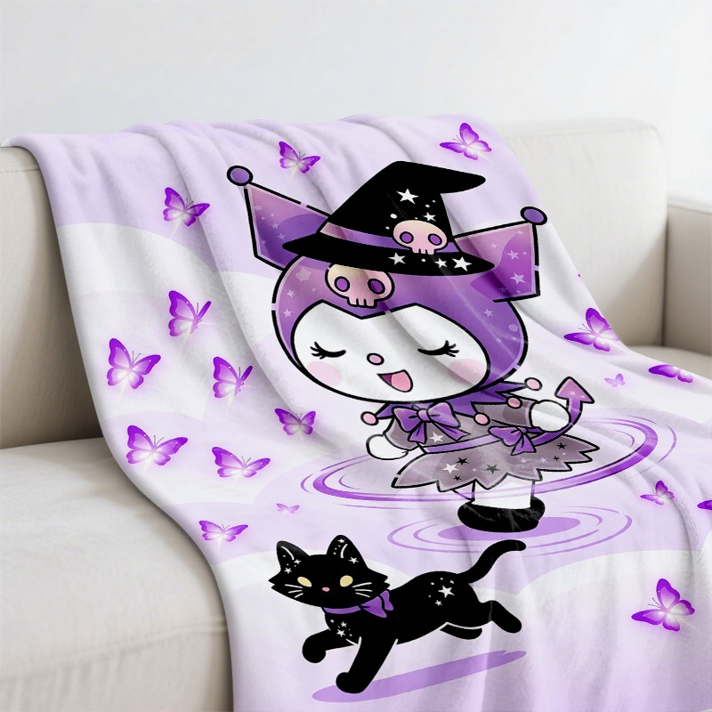 Koc Sanrio, przytulny fioletow – Christmas Throw Blanket recenzja i cena