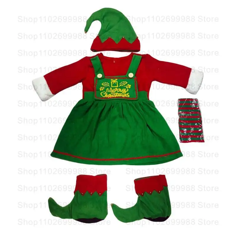 Zestaw kostiumów świątecznych  – Elf Costume Christmas recenzja i cena