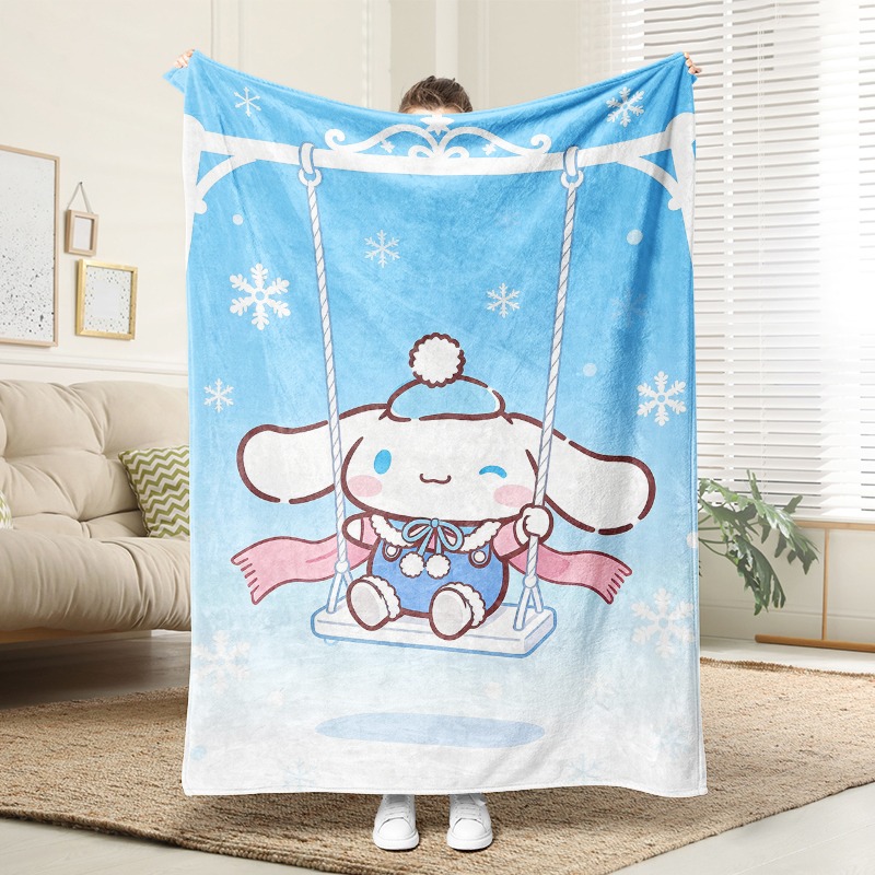 Koc Sanrio Cinnamoroll Winter  – Christmas Throw Blanket recenzja i cena