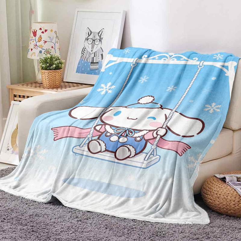 Koc Sanrio Cinnamoroll Winter  – Christmas Throw Blanket recenzja i cena