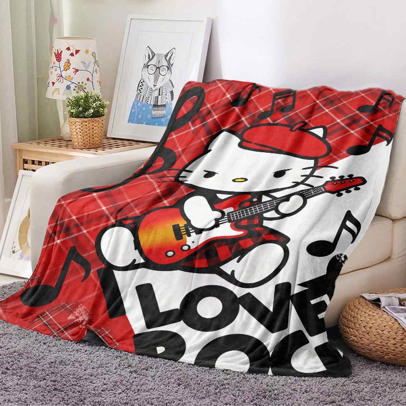 Koc Sanrio Hello Kitty Rock St – Christmas Throw Blanket recenzja i cena