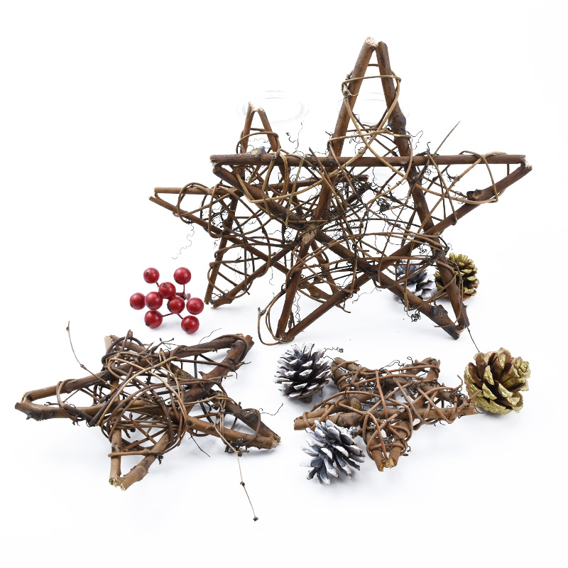 10/15/20cm sztuczne kwiaty na  – Christmas Wreath Fake recenzja i cena