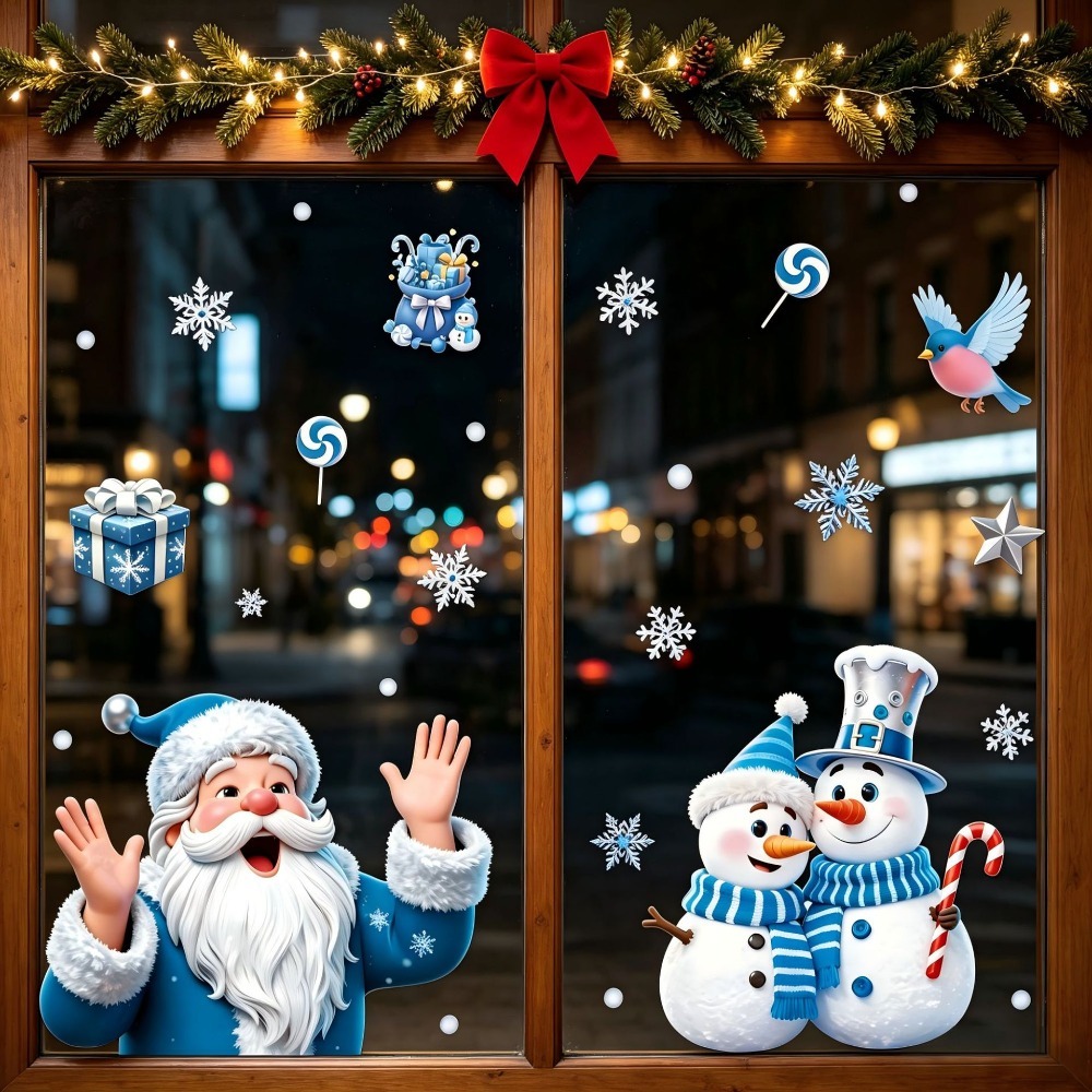 Świąteczne naklejki na okno –  – Snowflake Window Decal recenzja i cena