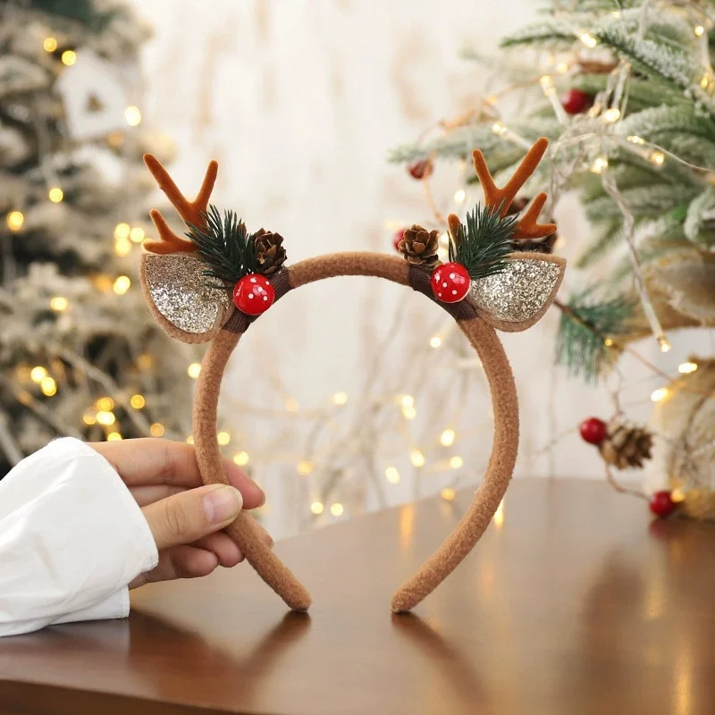 1 szt. Świąteczne opaski na gł – Reindeer Antlers Headband recenzja i cena