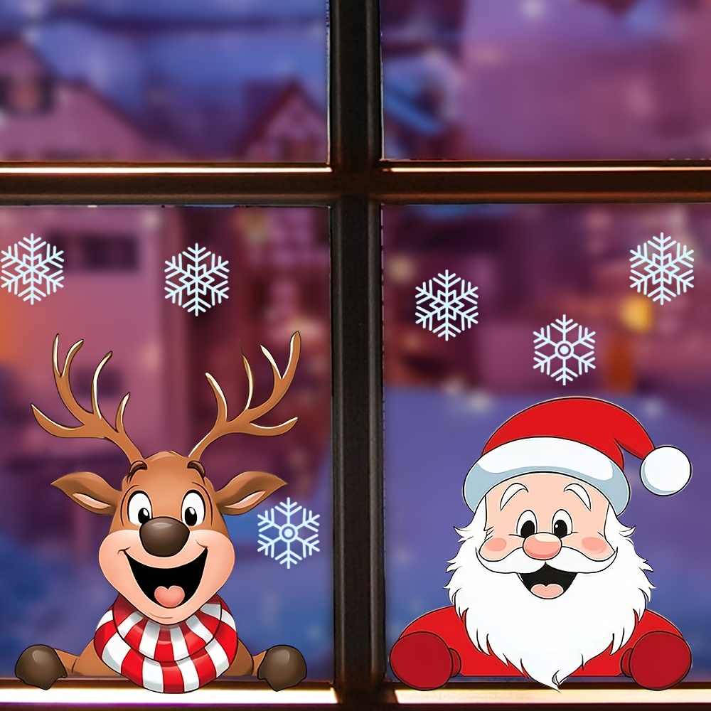 Świąteczne naklejki na okna –  – Snowflake Window Decal recenzja i cena