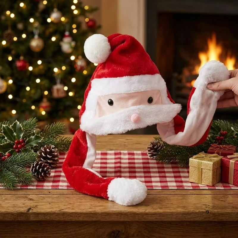 Zabawna świąteczna czapka Świę – Santa Hat Plush recenzja i cena