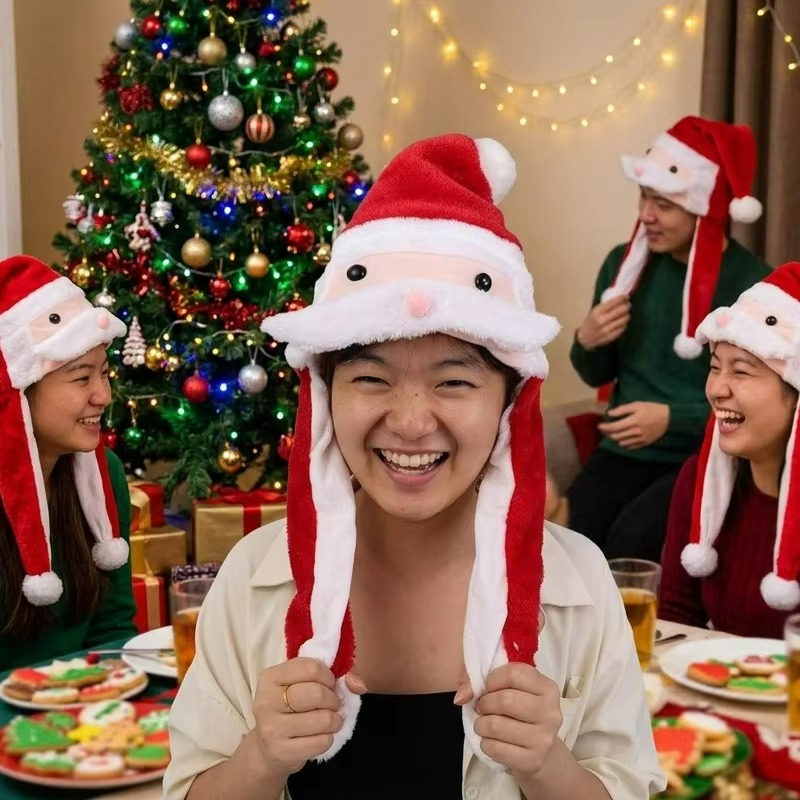 Zabawna świąteczna czapka Świę – Santa Hat Plush recenzja i cena