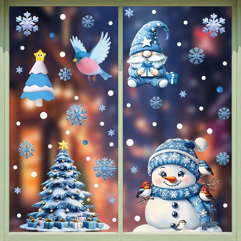 Wesołych Świąt! Statyczna nakl – Snowflake Window Decal recenzja i cena
