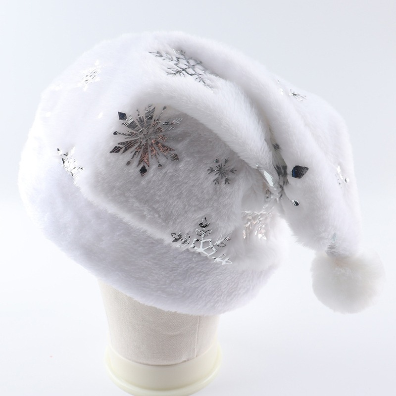 Biała pluszowa czapka świątecz – Santa Hat Plush recenzja i cena