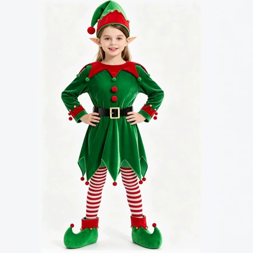 Kostiumy świąteczne dla chłopc – Elf Costume Christmas recenzja i cena