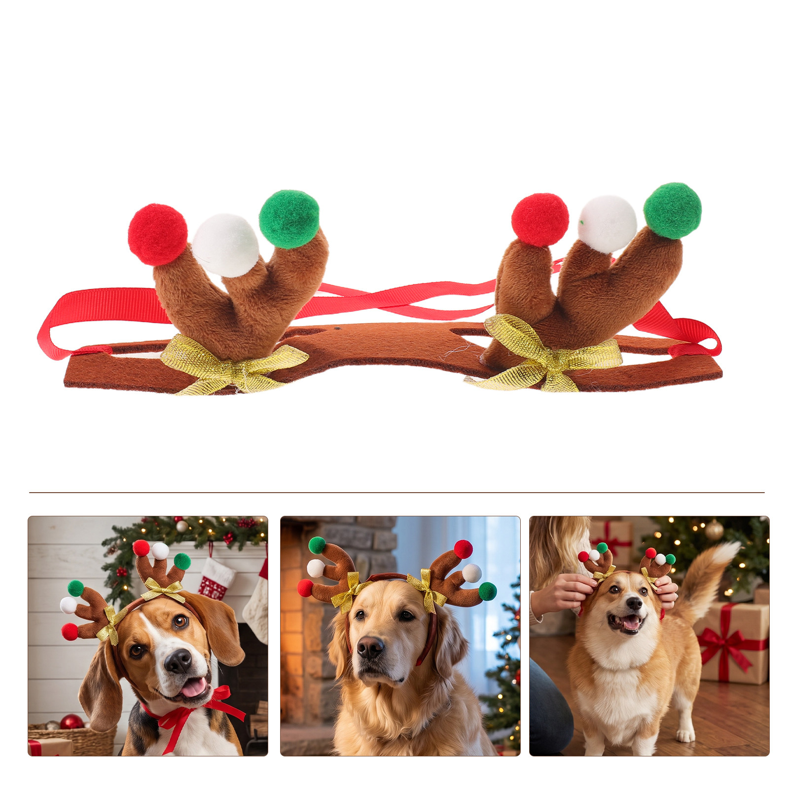 Opaska na głowę z rogami renif – Reindeer Antlers Headband recenzja i cena