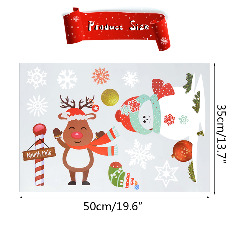 1 zestaw bożonarodzeniowe okie – Snowflake Window Decal recenzja i cena